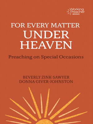 cover image of For Every Matter under Heaven